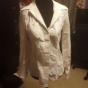 Banana Republic Button down grid pattern shirt